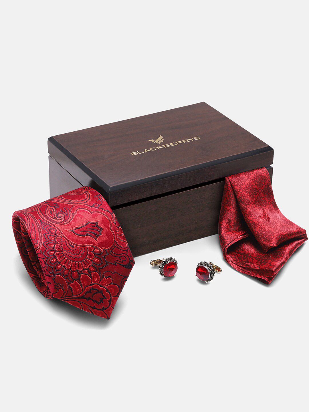 Blackberrys Men Printed Skinny Tie deal from myntra