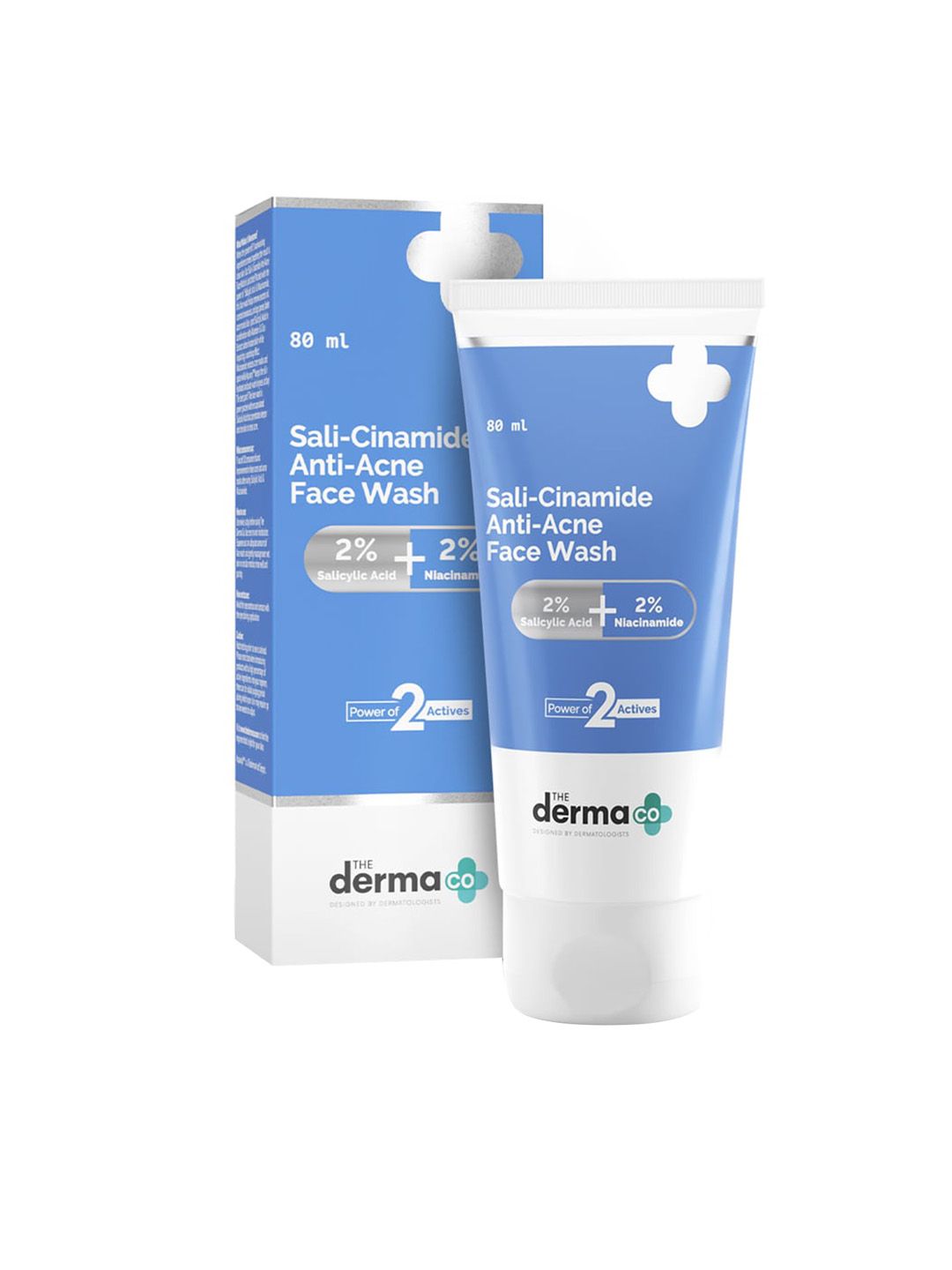 The Derma co. Sali-Cinamide Anti-Acne Face Wash with Salicylic Acid & Niacinamide - 80 ml