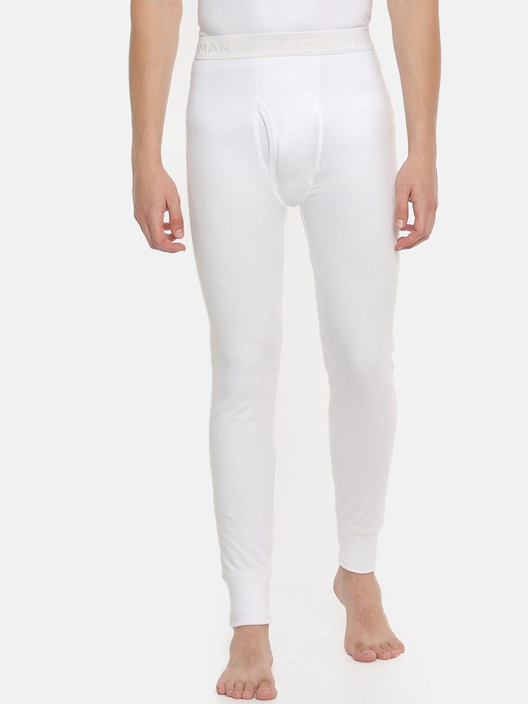 Macroman M-Series Men Mid-Rise Ultra Soft Thermal Bottoms