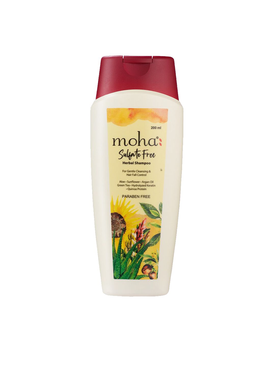 moha Sulfate-Free Herbal Shampoo for Gentle Cleansing & Hair Fall Control - 200ml