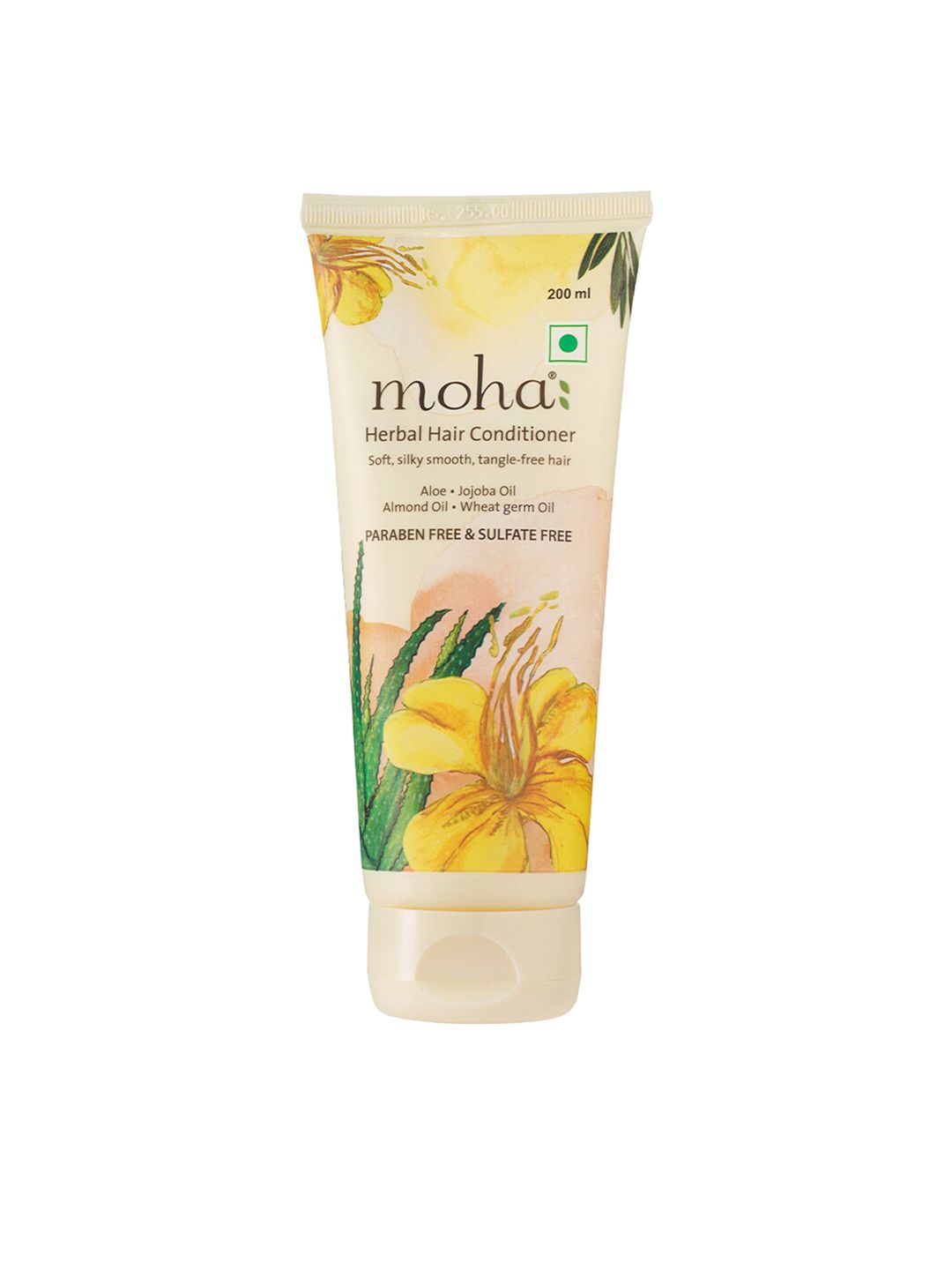 moha Herbal Hair Conditioner with Aloe & Jojoba Oil for Tangle Free Hair - 200ml