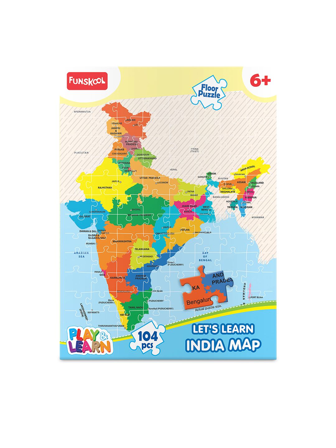 Funskool India Map Puzzle