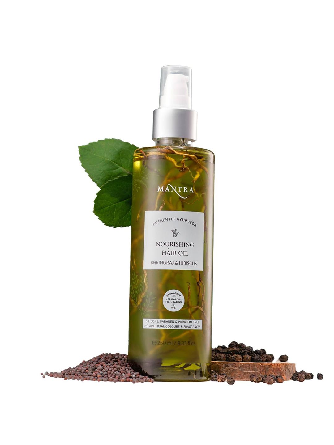 Mantra Herbal Bhringraj & Hibiscus Nourishing Hair Oil - 250 ml