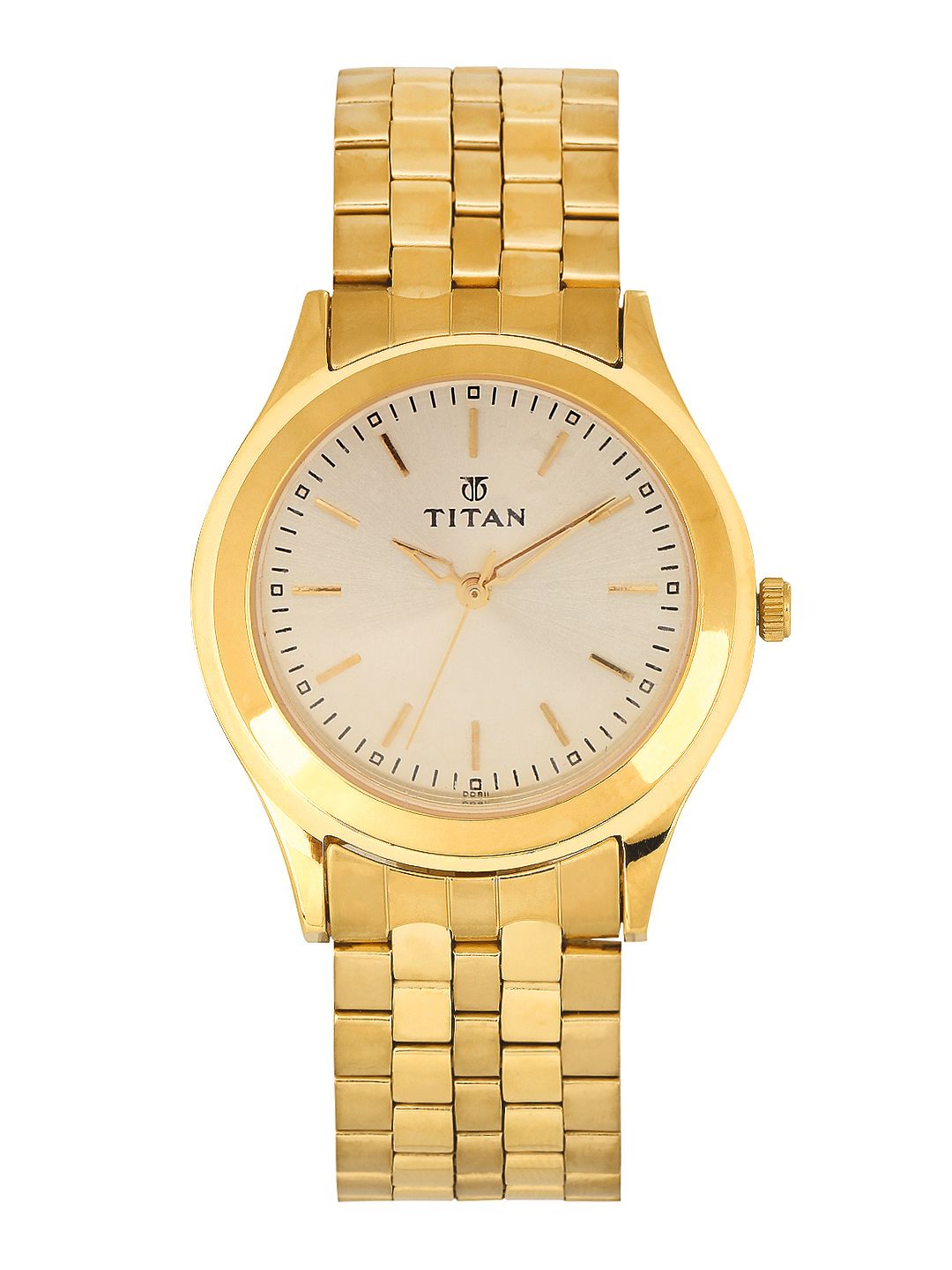 Titan Titan Men Silver-Toned Analogue Watch NJ1648YM02C_BBD