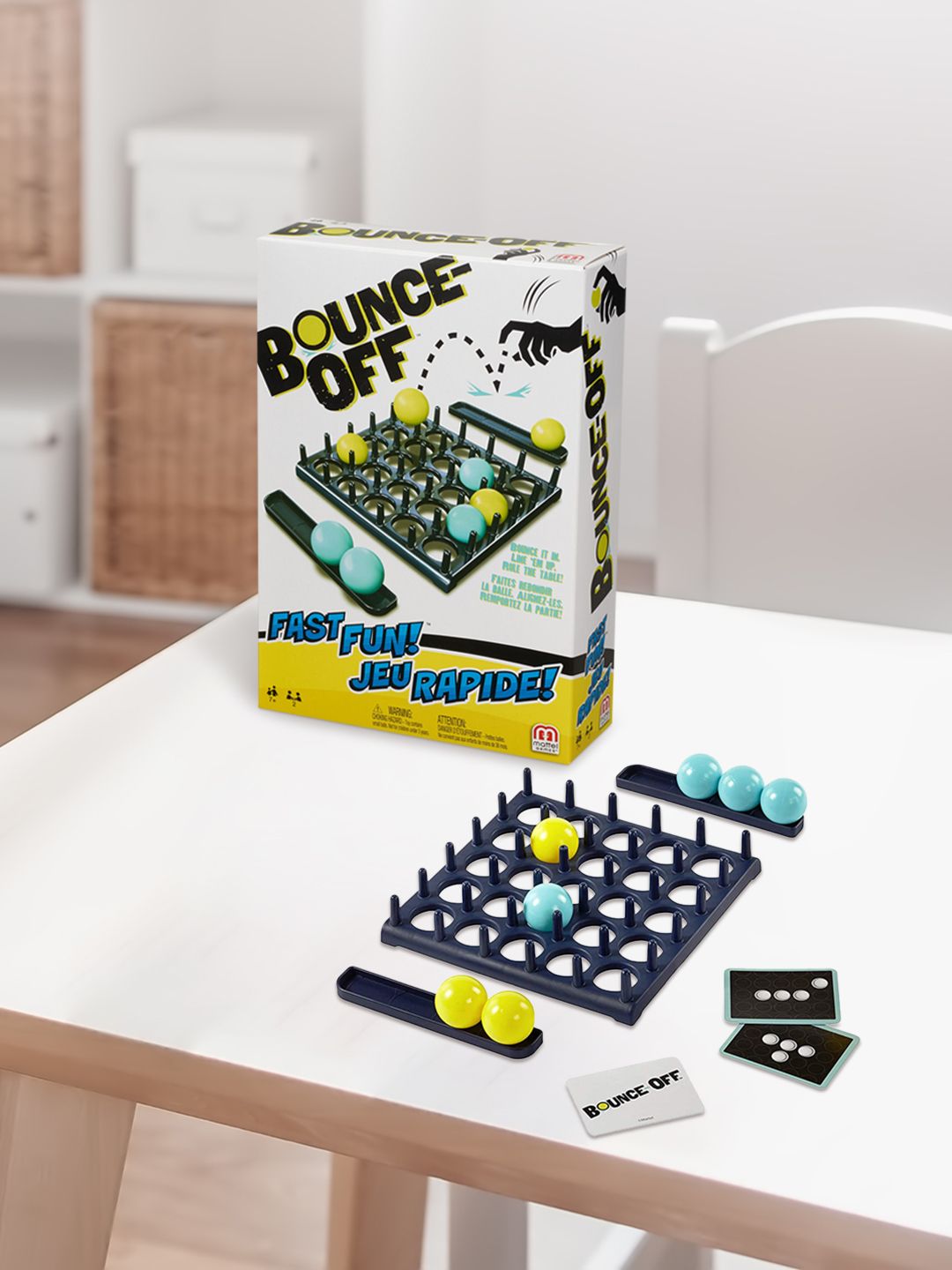 Mattel Games Bounce-Off Fast Fun Board Games