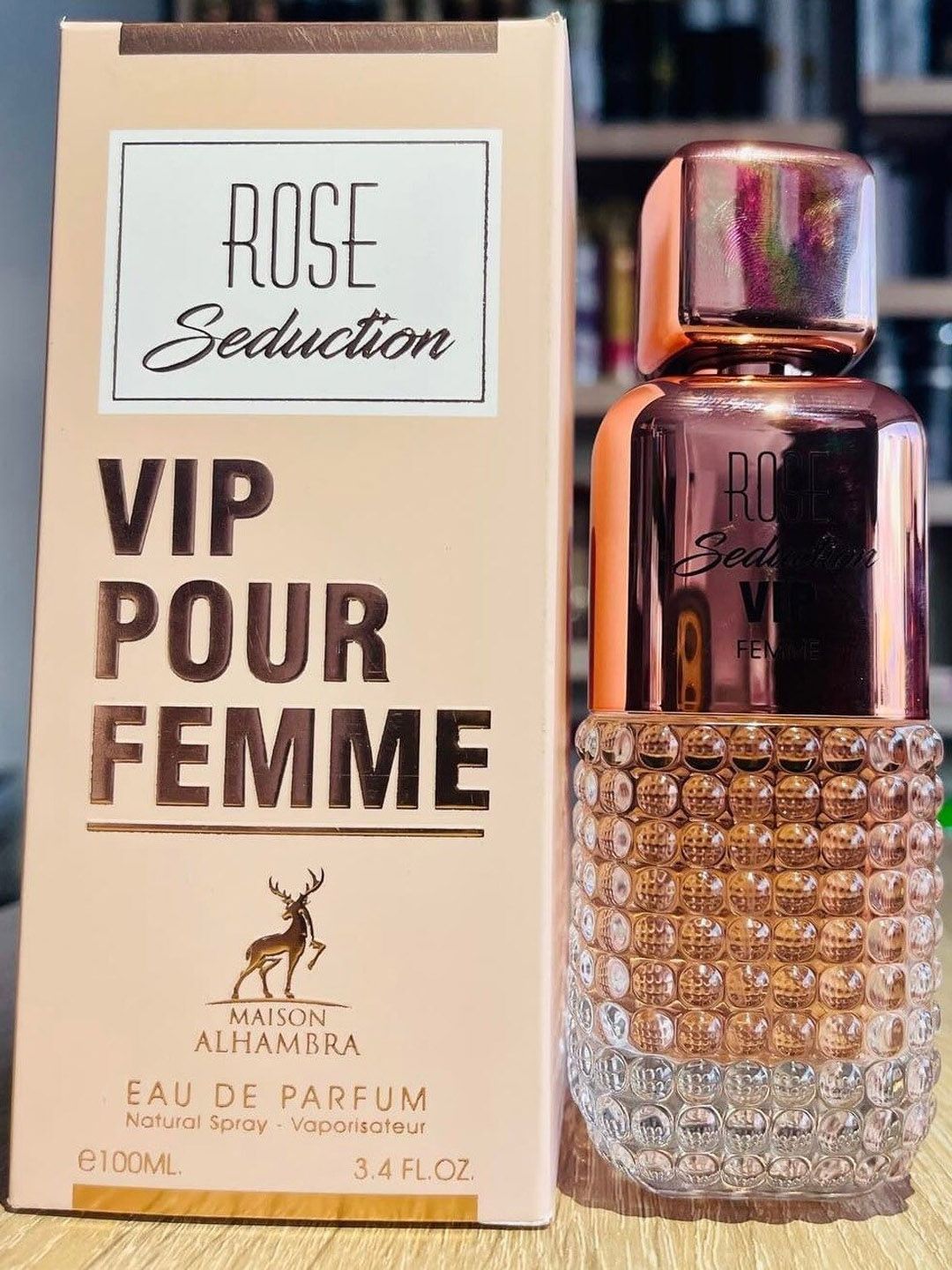 Lattafa Women Maison Alhambra VIP Rose Seduction Eau De Parfum-100ml