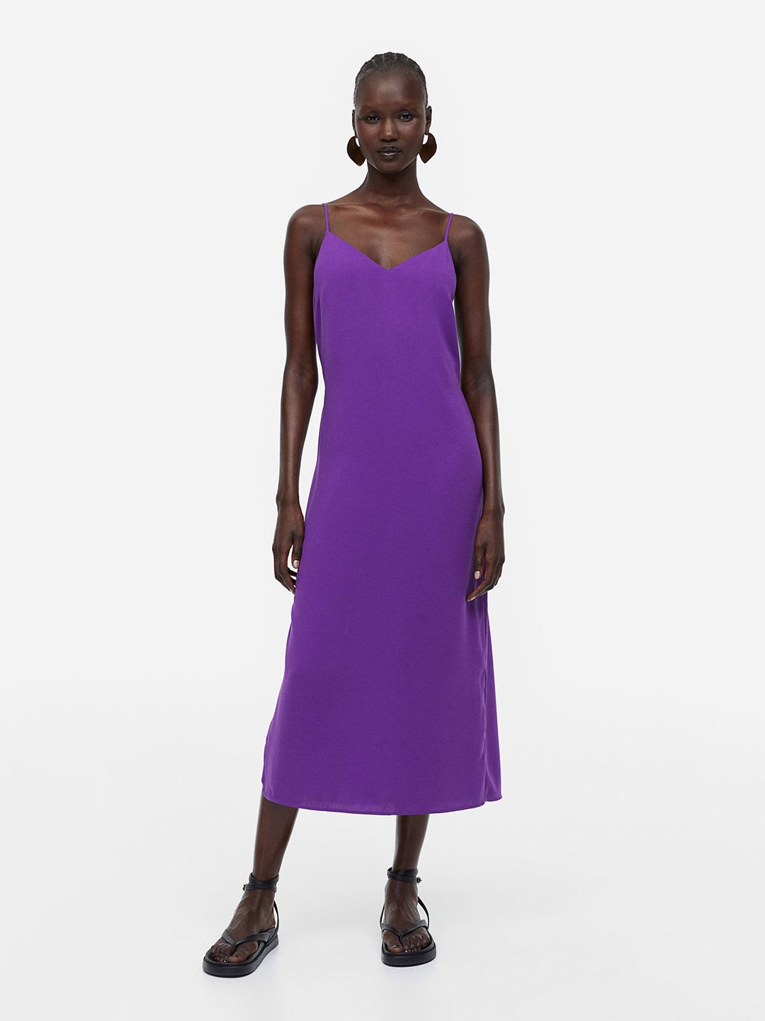 H&M Crepe Slip Dress Price in India