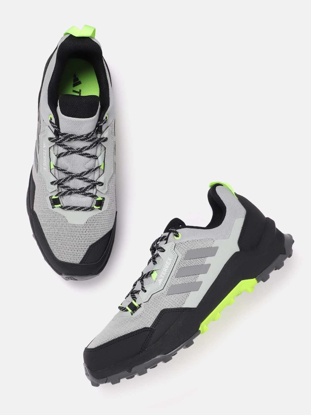 Buy ADIDAS Men Woven Design Round-Toe Terrex AX4 Trekking Shoes
