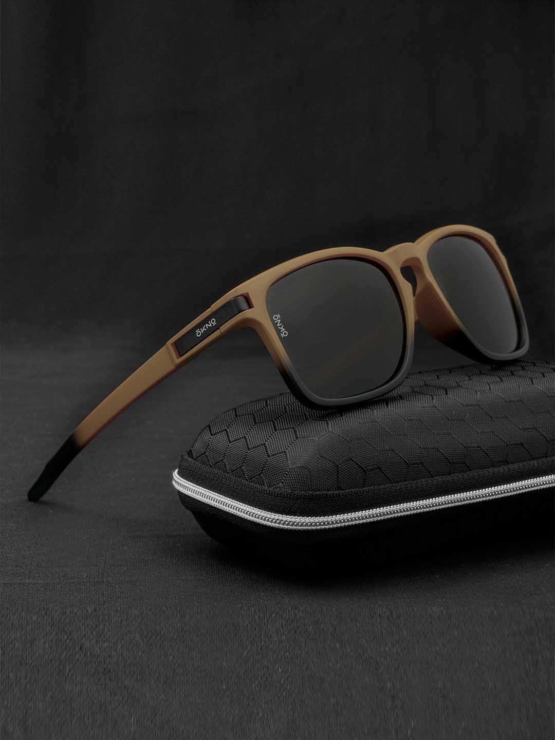 Eyewearlabs Rectangle Lens with Polarised and UV Protected Sunglasses SC1EL1145