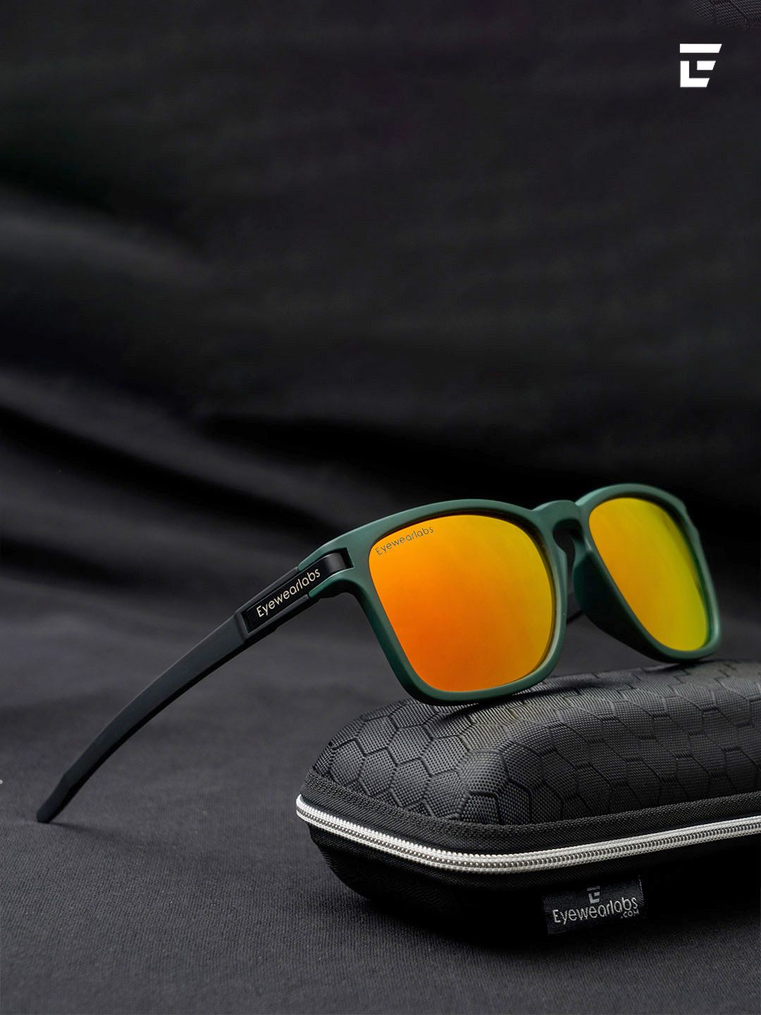 Eyewearlabs Oversized Lens with Polarised and UV Protected Sunglasses SC1EL1131