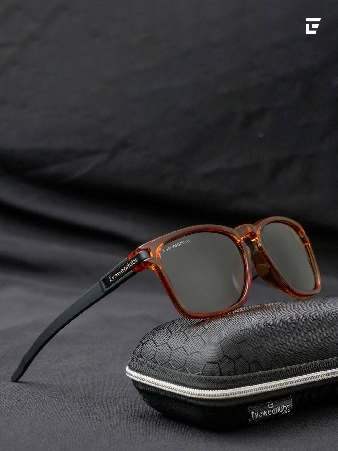 Eyewearlabs Rectangle Lens with Polarised and UV Protected Sunglasses SC1EL1129