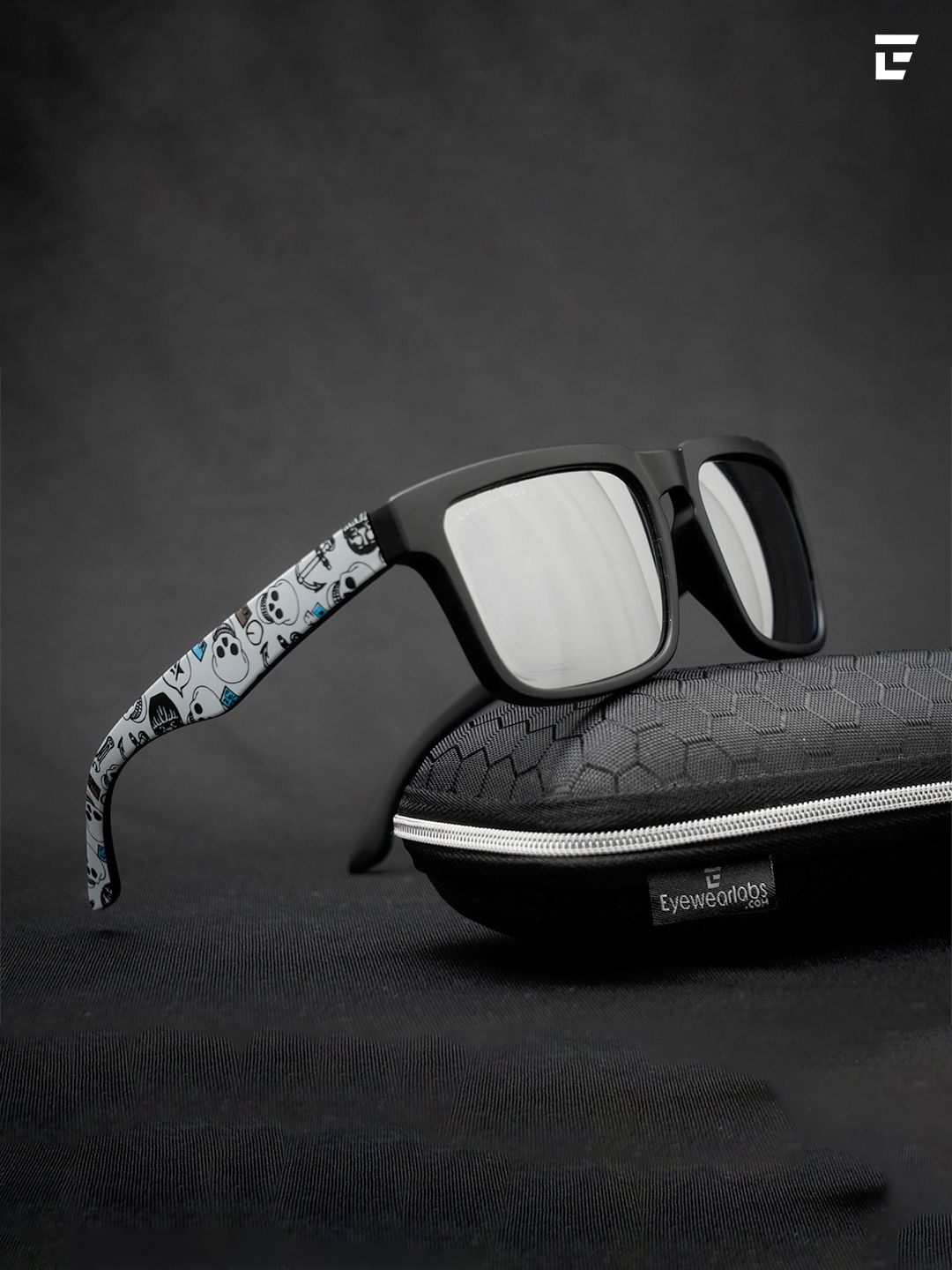 Eyewearlabs Wayfarer Sunglasses with Polarised and UV Protected Lens