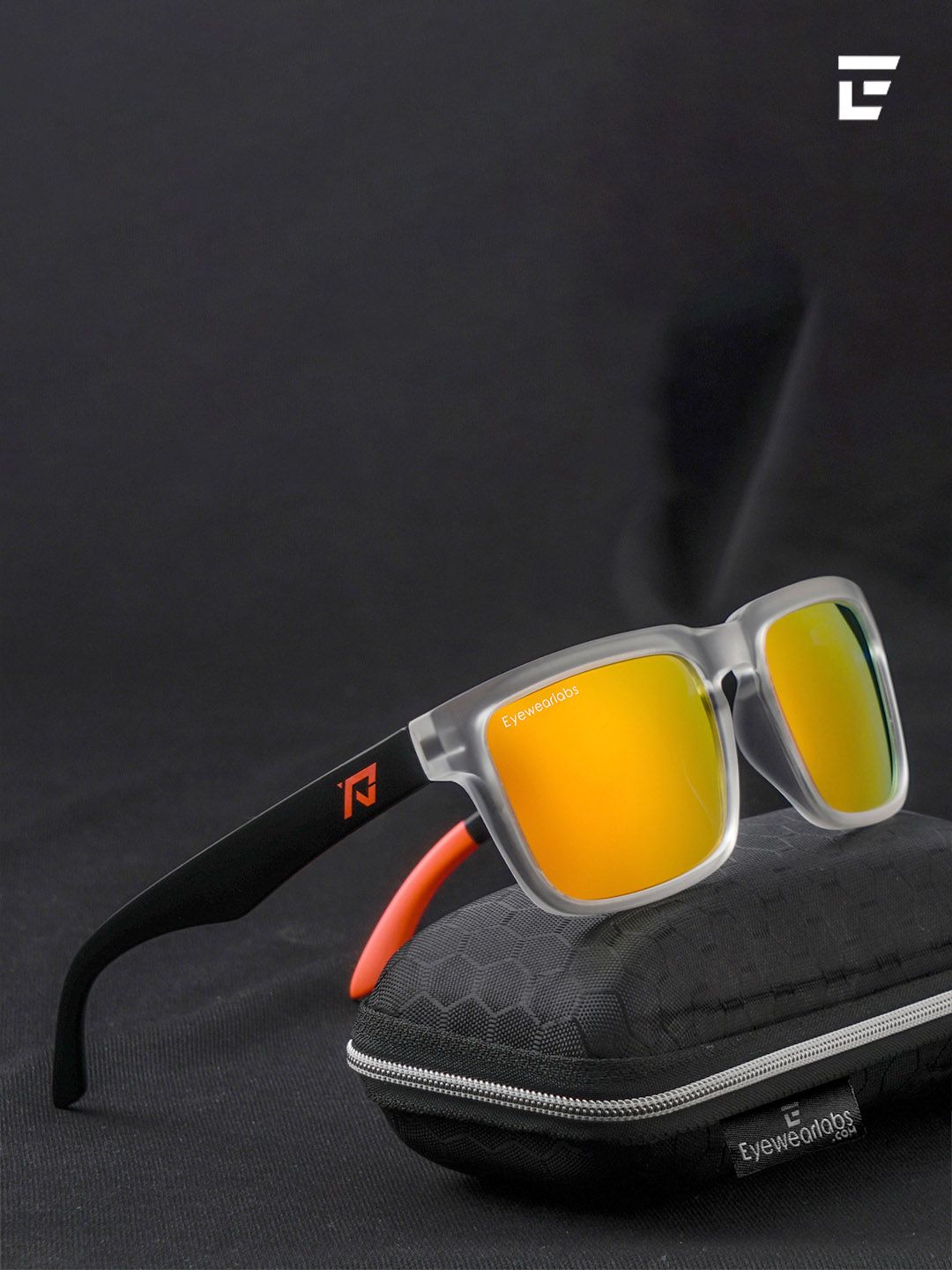 Eyewearlabs Wayfarer Lens with Polarised and UV Protected Sunglasses CRV1SC1EL1121