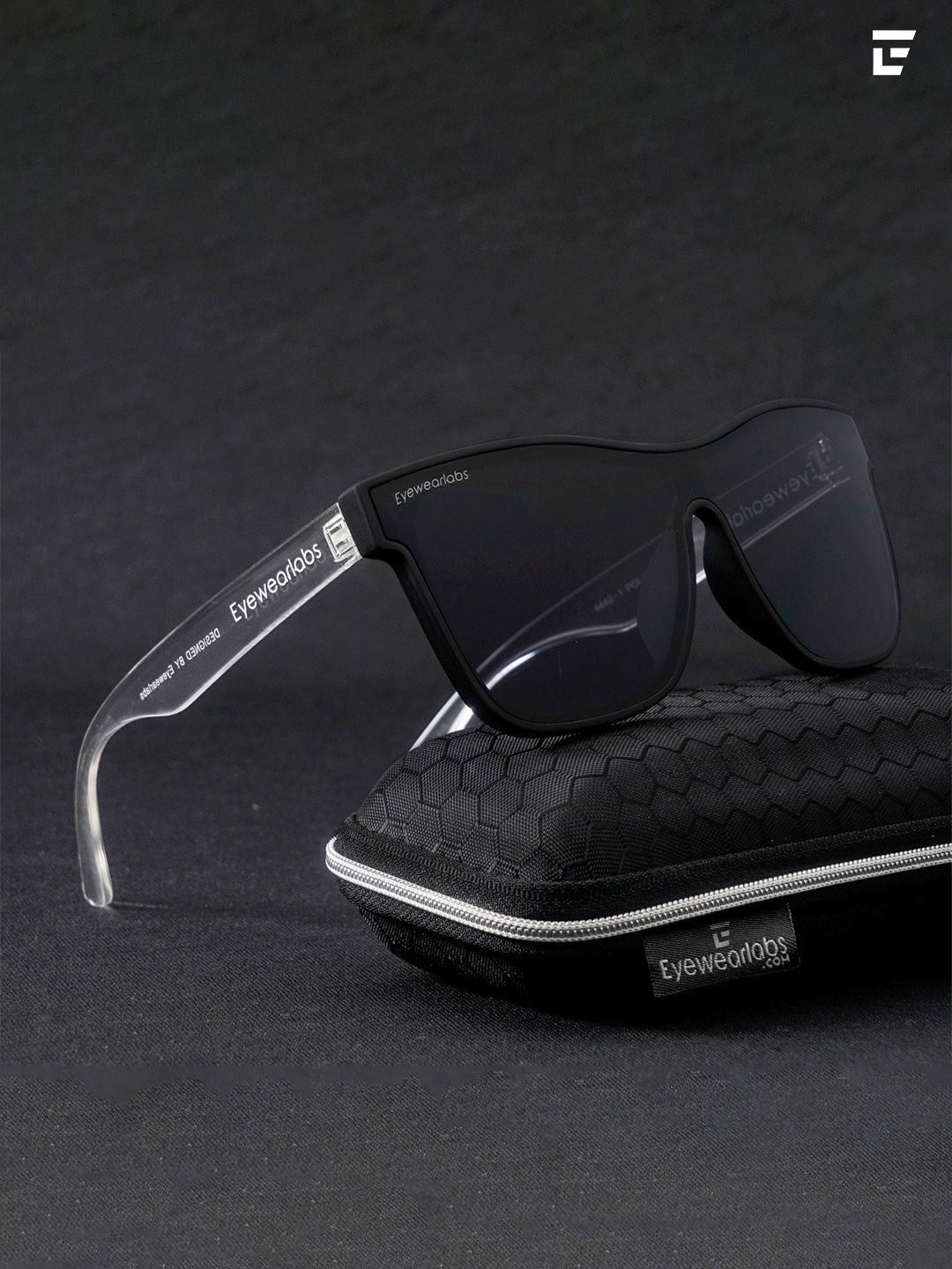 Eyewearlabs Shield Lens with Polarised and UV Protected Sunglasses SC3EL1118