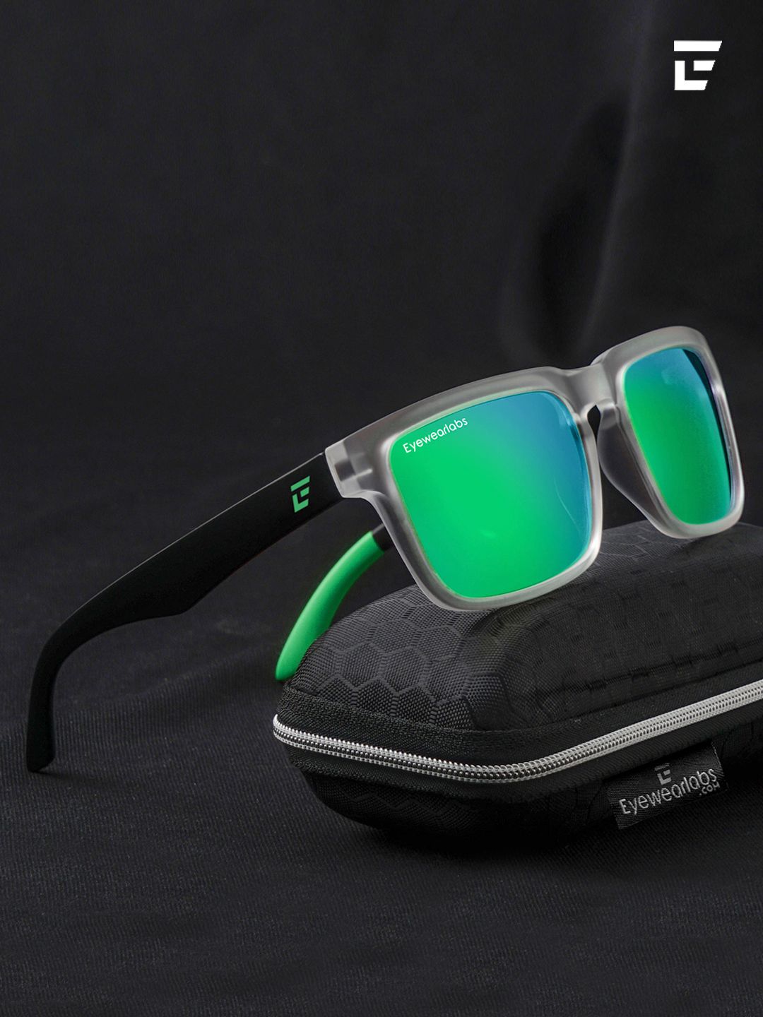 Eyewearlabs Wayfarer Lens with Polarised and UV Protected Sunglasses SC2EL1133