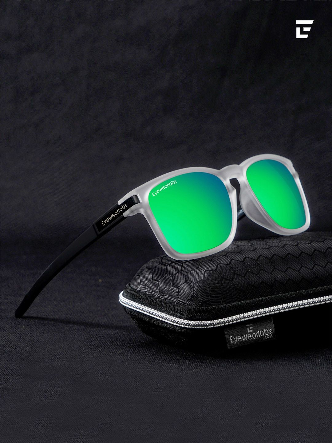 Eyewearlabs Wayfarer Lens with Polarised and UV Protected Sunglasses SC3EL1154