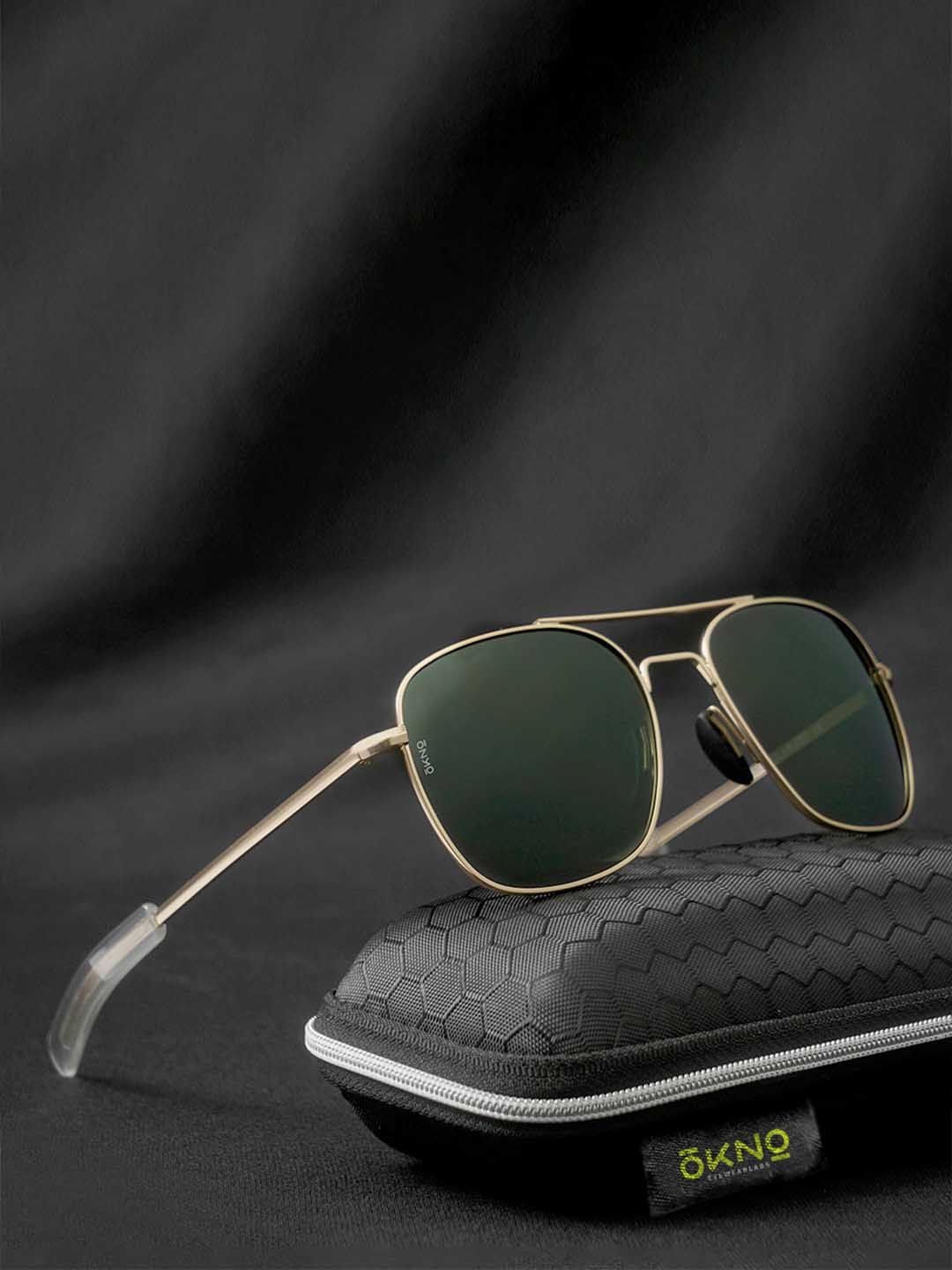 Eyewearlabs Browline Lens with Polarised and UV Protected Sunglasses SC3EL1081
