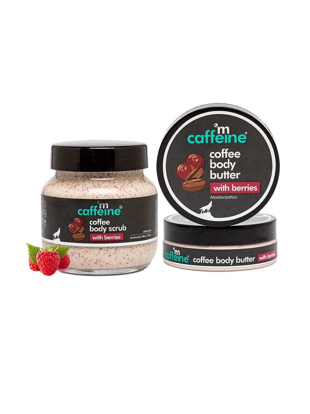 MCaffeine Coffee & Berries Scrub-Moisturize Duo deal from myntra