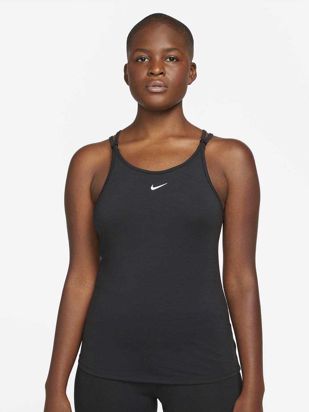 Nike Women Dri-FIT One Luxe Slim Fit Strappy Tank Top Price in India