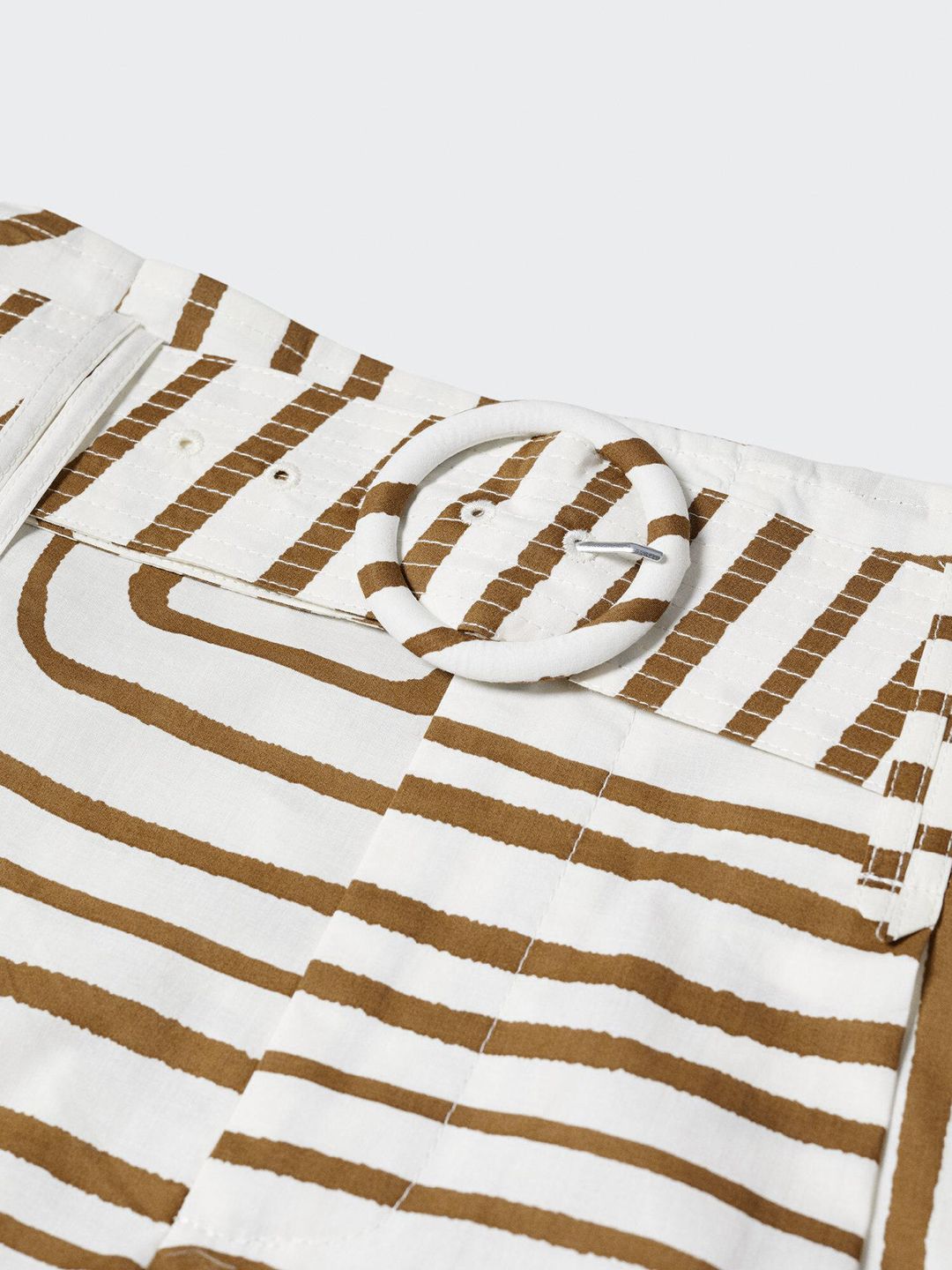 Printed Cotton High-Rise Shorts