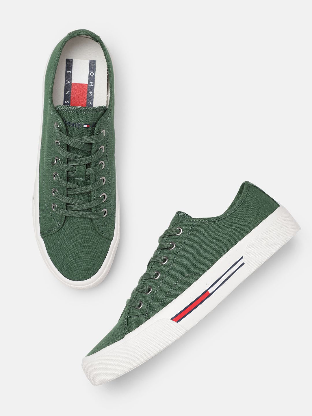 Tommy Hilfiger Men Green Sneakers