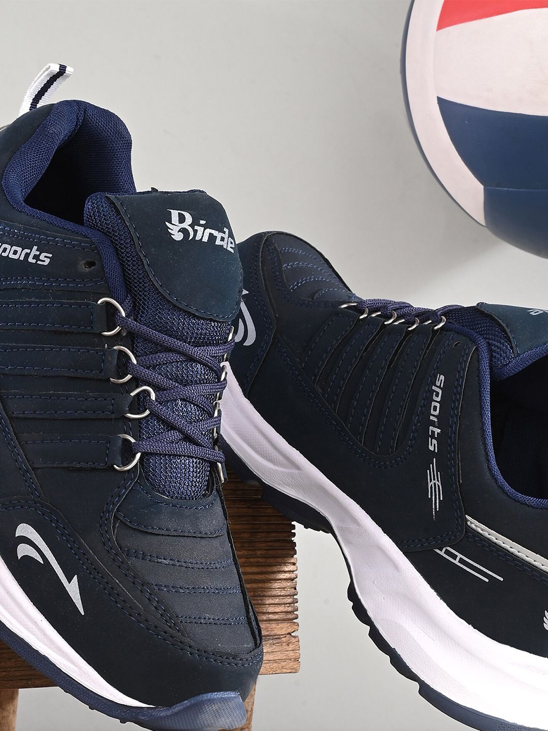 BIRDE Men Non-Marking Advanced Chassis Running Shoes