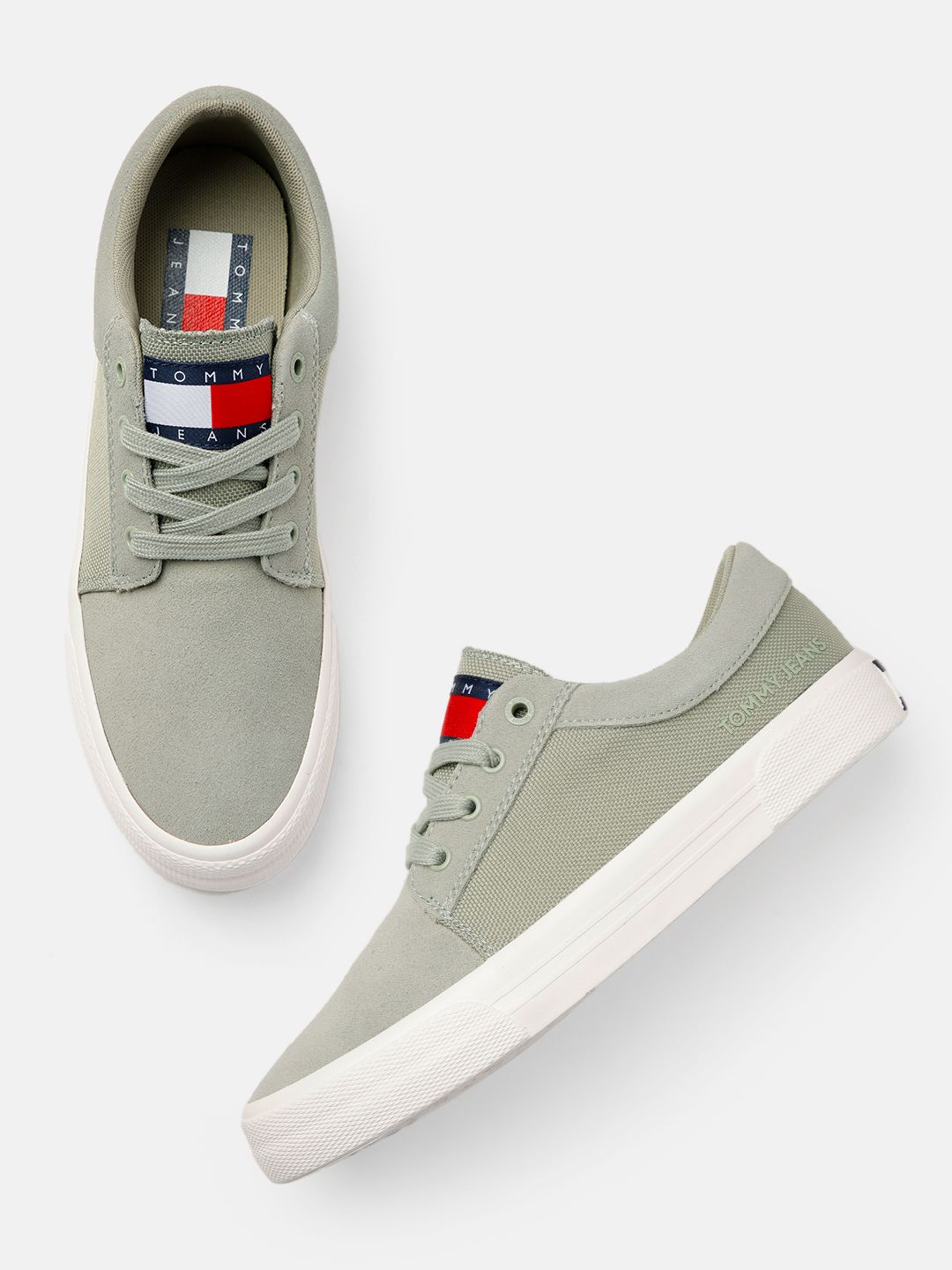 Tommy Hilfiger Women Lace Up Aspen Derby Suede Sneakers