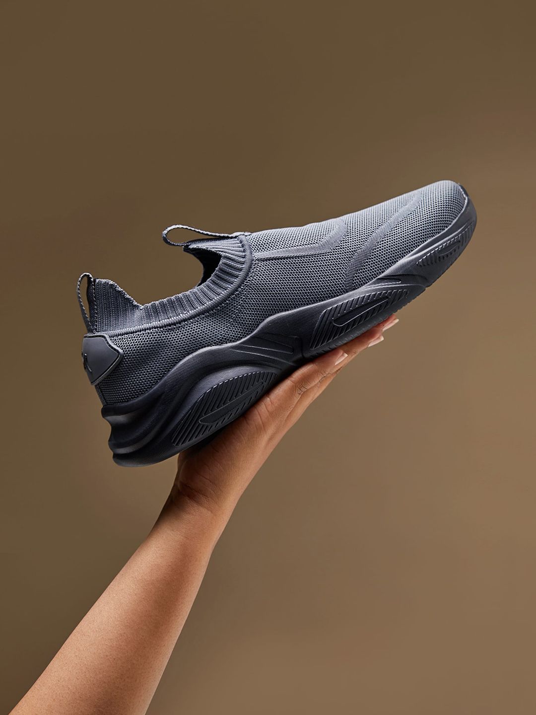 NEEMANS Unisex Grey Slip-On Sneakers Price in India