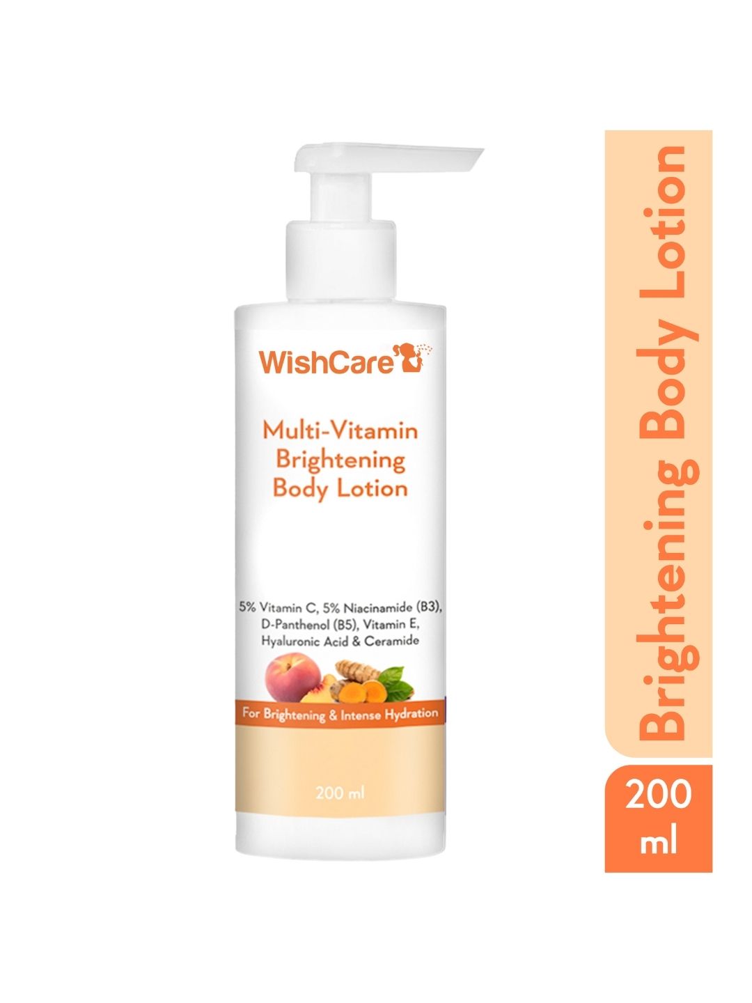 WishCare Multi-Vitamin Brightening Body Lotion with 5% Vitamin C & 5% Niacinamide - 200ml