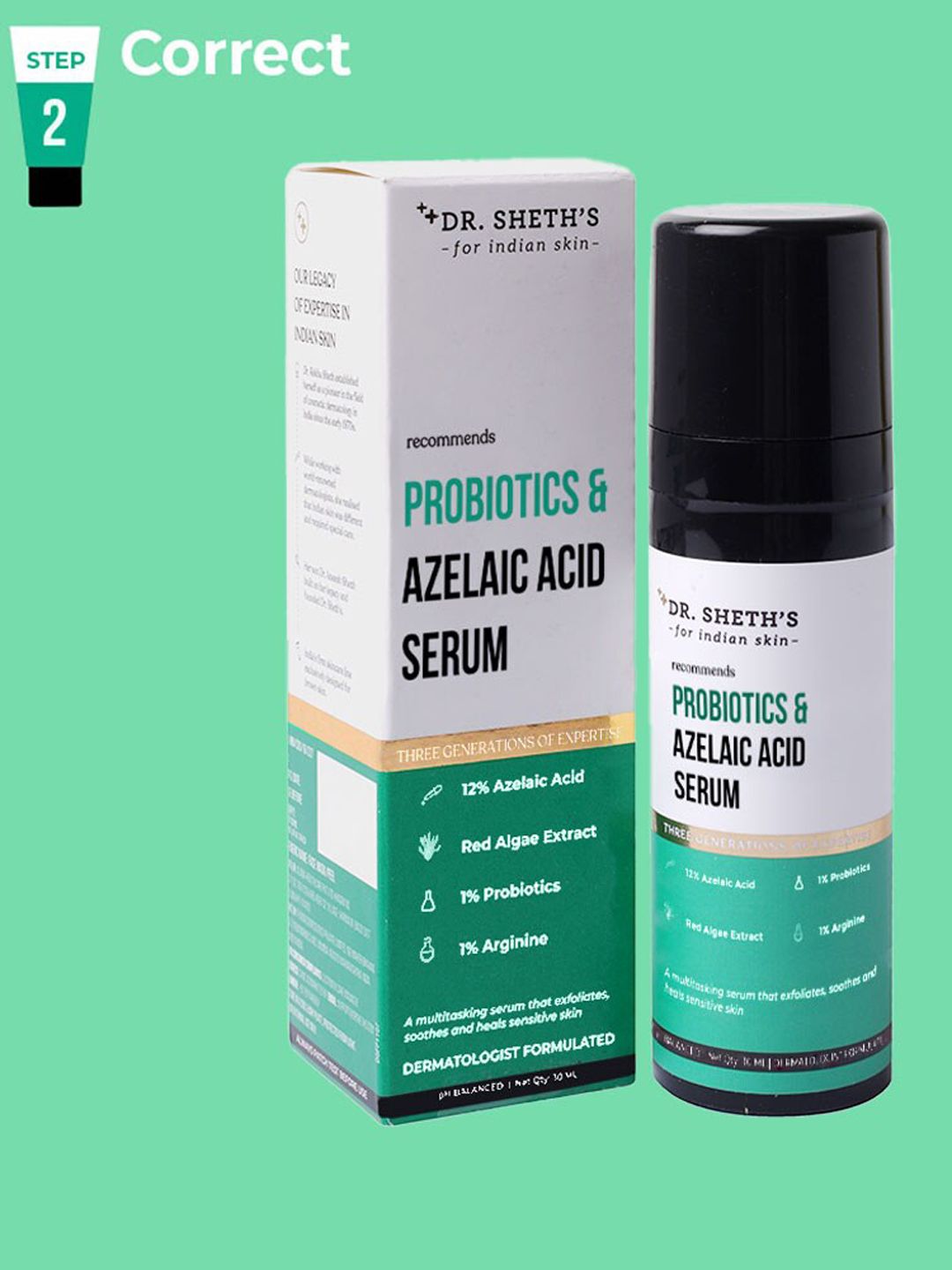 Aetas The Serum β Buy DR. SHETHS Probiotics & Azelaic Acid Serum with Red Algae