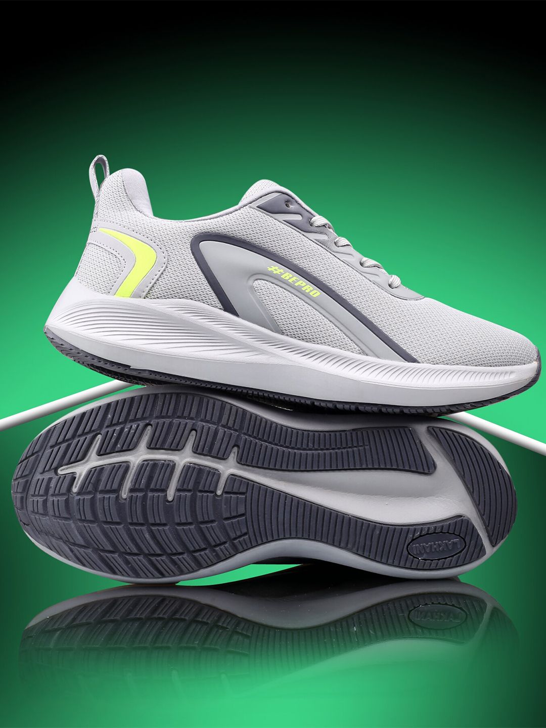 bacca bucci Men Grey Mesh Impactwire Technology Non-Marking Walking Casual Shoes