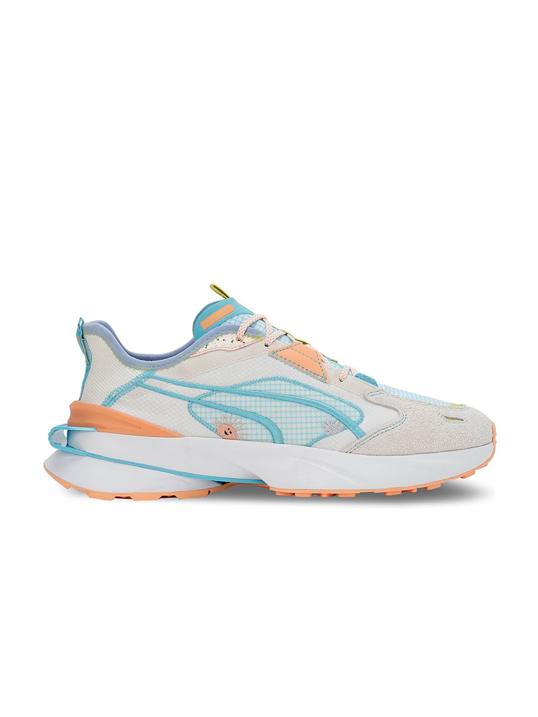 Buy Puma Pwrframe OP-1 Kidult Colorblocked Lace-Up Casual Sneakers