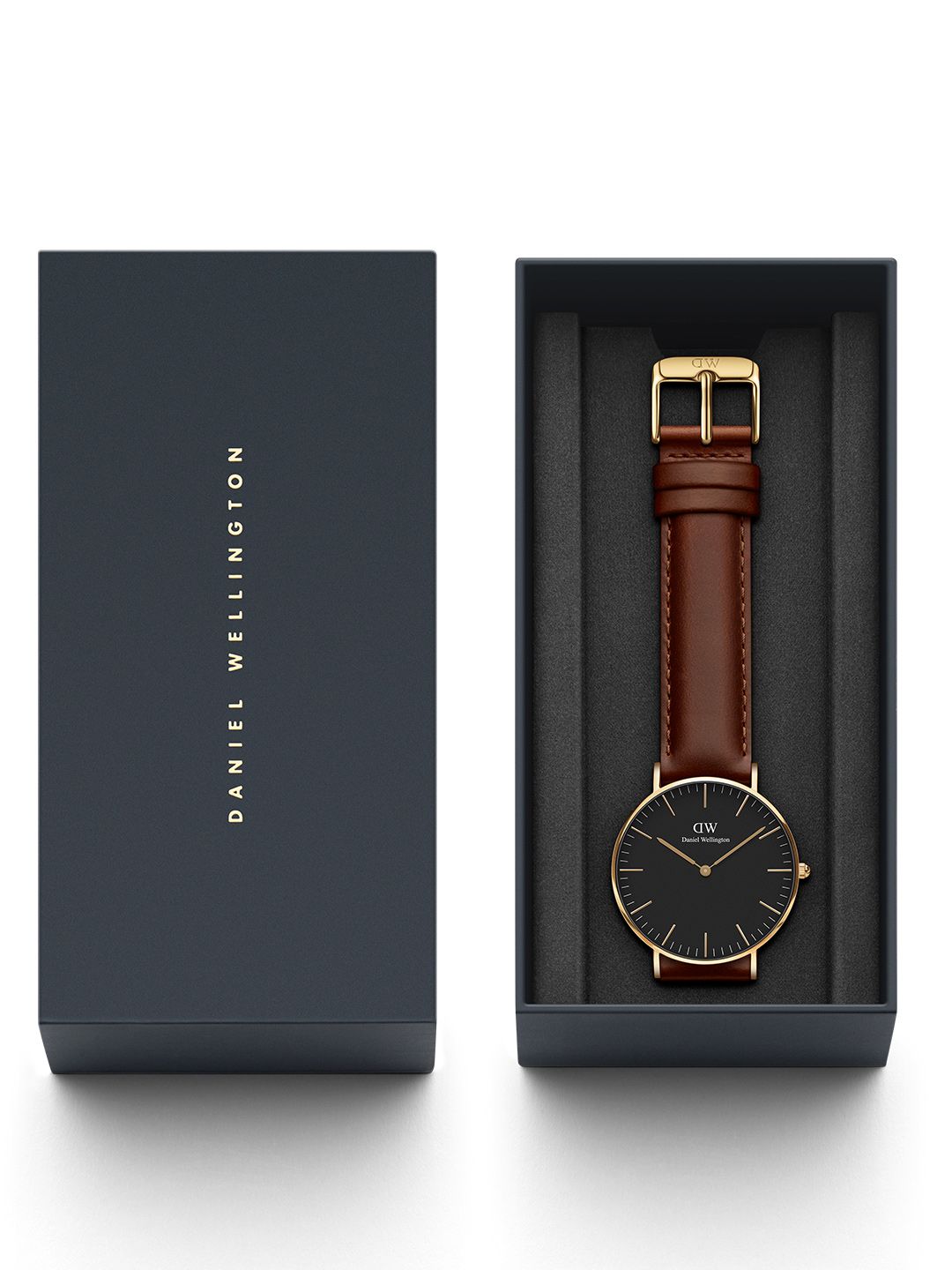 Daniel Wellington Daniel Wellington Unisex Classic ST Mawes Dial Black 36 mm Analogue Watch DW00100545