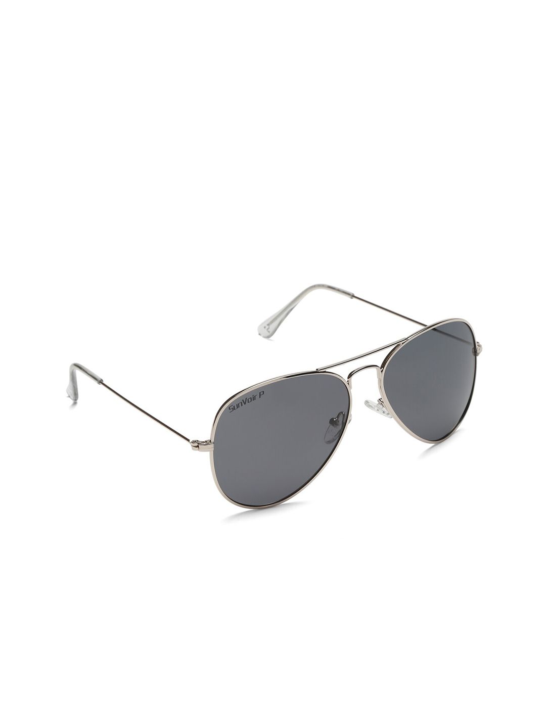 SUNNIES Lens & Silver-Toned Aviator Sunglasses With Polarised Lens SUNNIES-020-C3