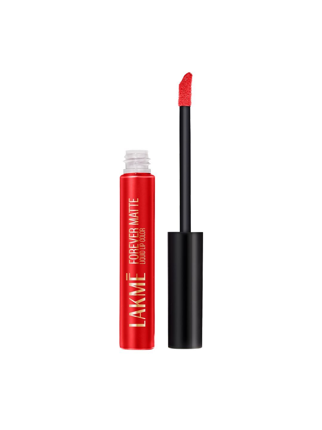 Lakme Forever Matte Lightweight & Transferproof 16Hr Liquid Lipstick 5.6ml - Red Drive