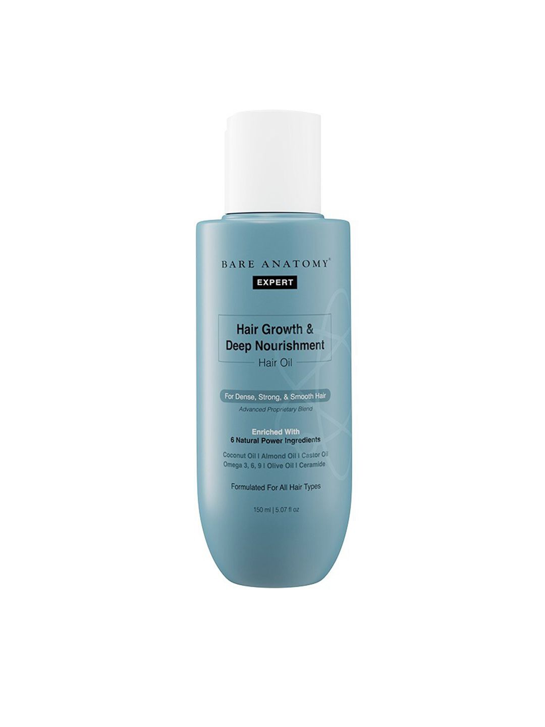 Bare Anatomy Hair Growth & Deep Nourishment Hair Oil With Coconut & Olive - 150 ml
