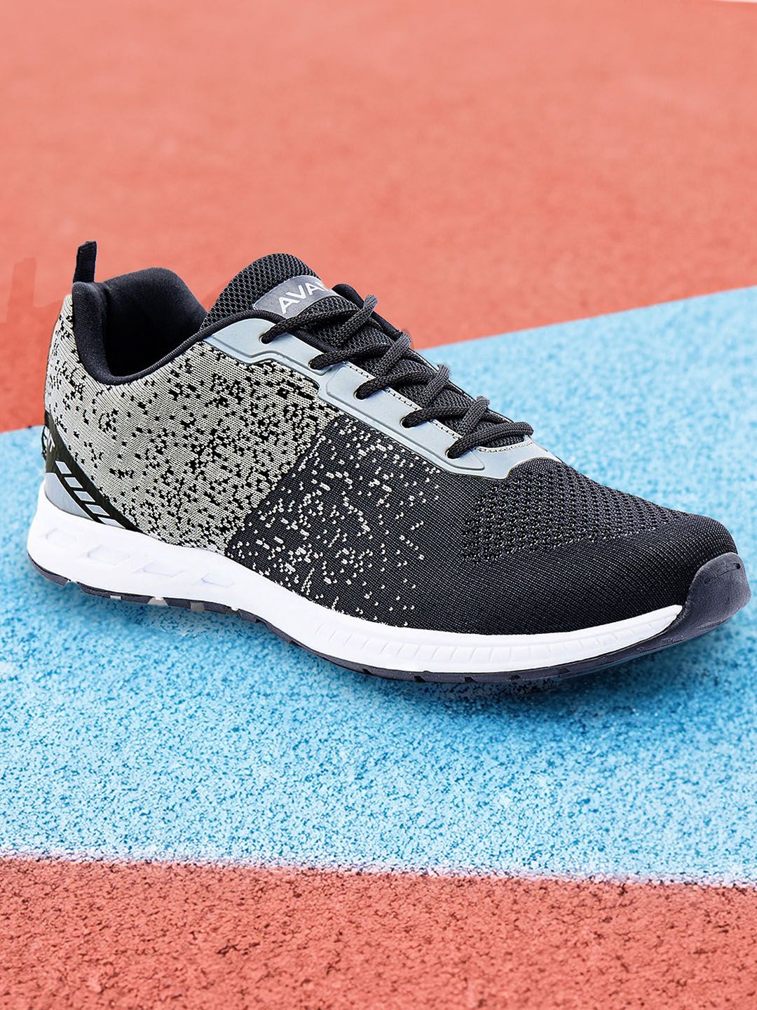 AVANT Men Black Ignite PRO Ultralightweight Mesh Running Sports Shoes