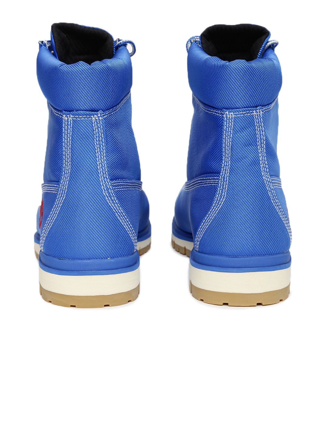 Buy Timberland Men Blue RADFORD Canvas High-Top Flat Boots - Boots