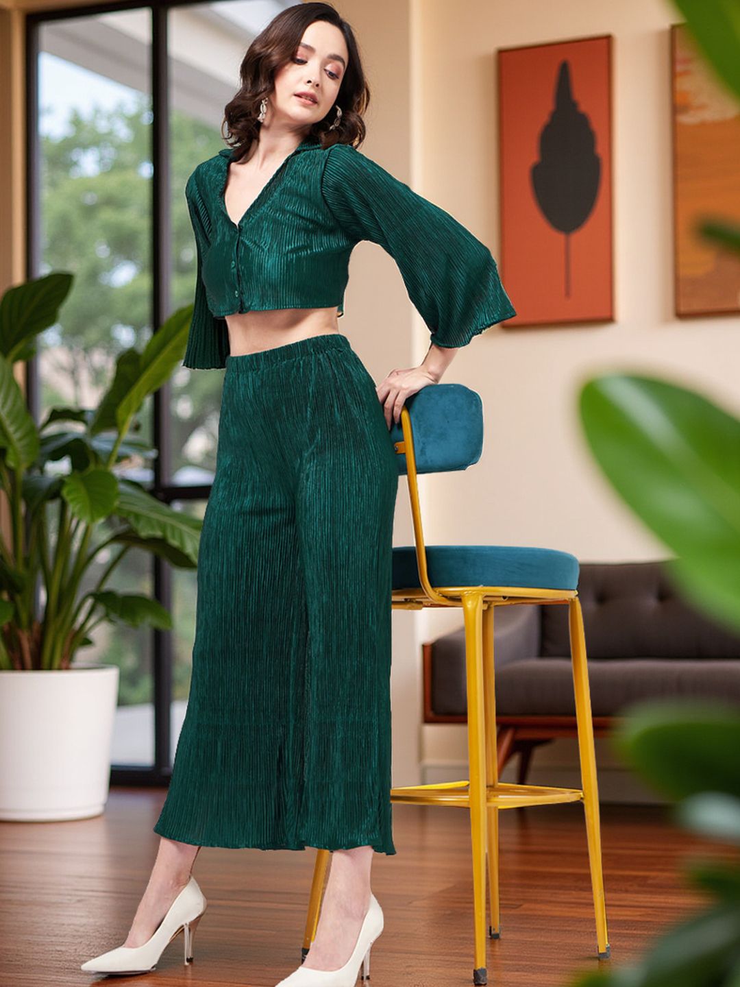 Zima Leto Pleated Detail Co-Ord