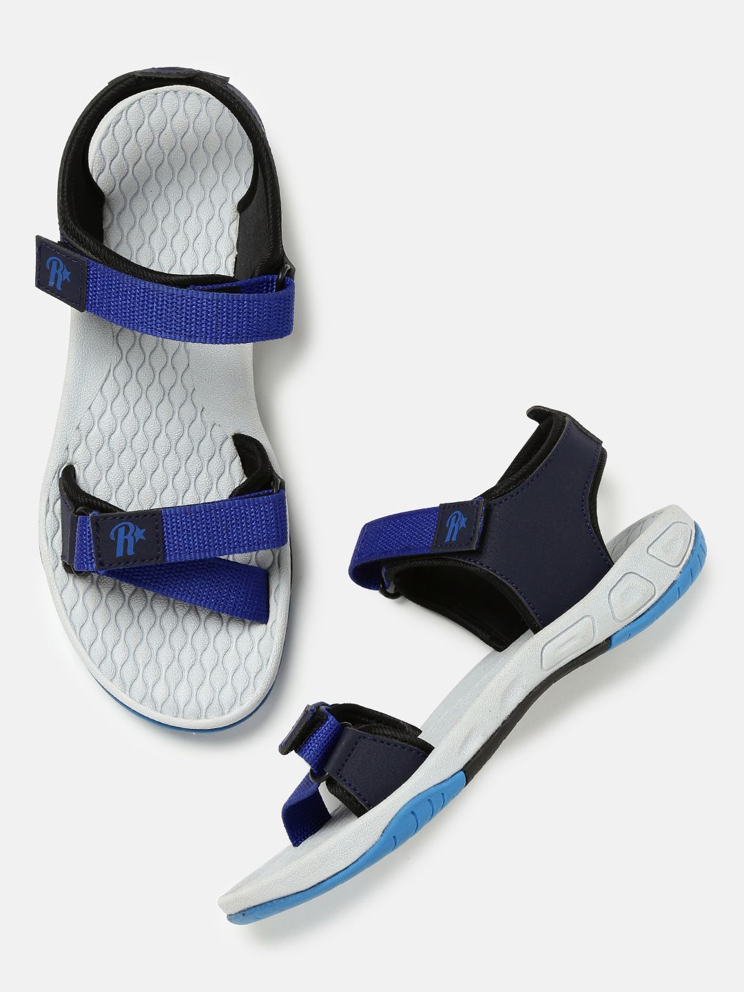 Roadster Women Blue Sports Sandals Price in India