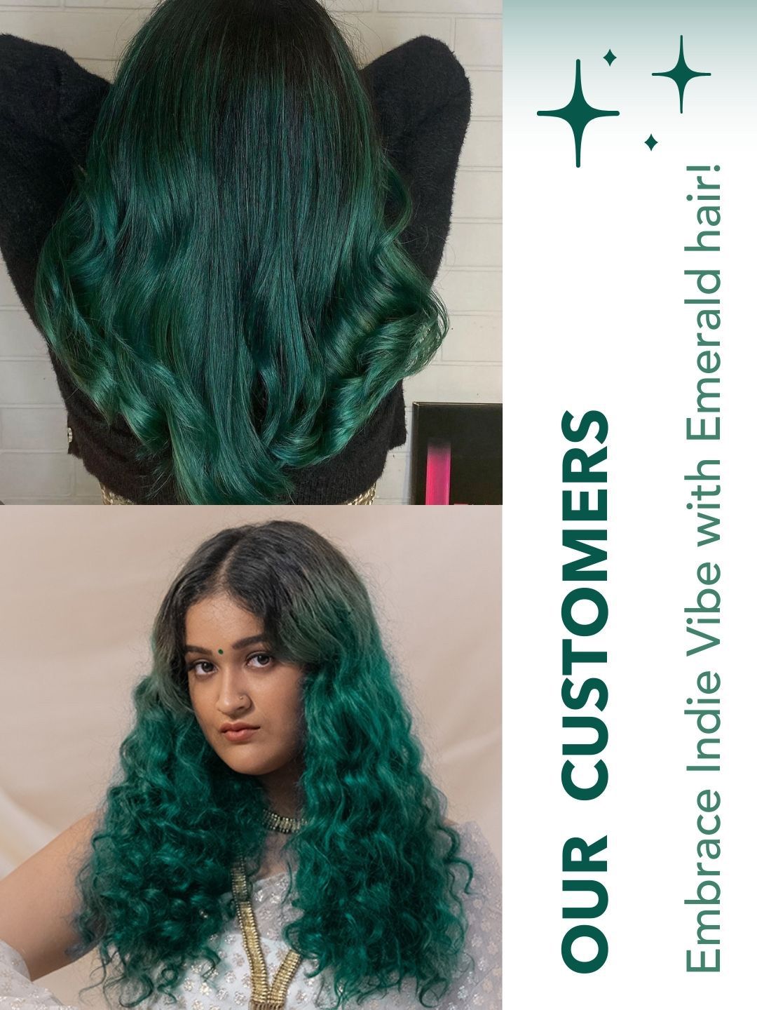 Emerald Green Buy Paradyes Ammonia Free Semi-Permanent Hair Color 120g - Emerald