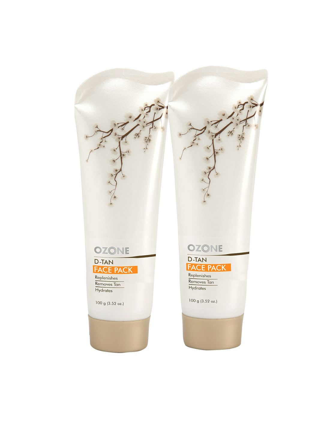 Ozone Set of 2 D-Tan Face Pack - 100 g Each