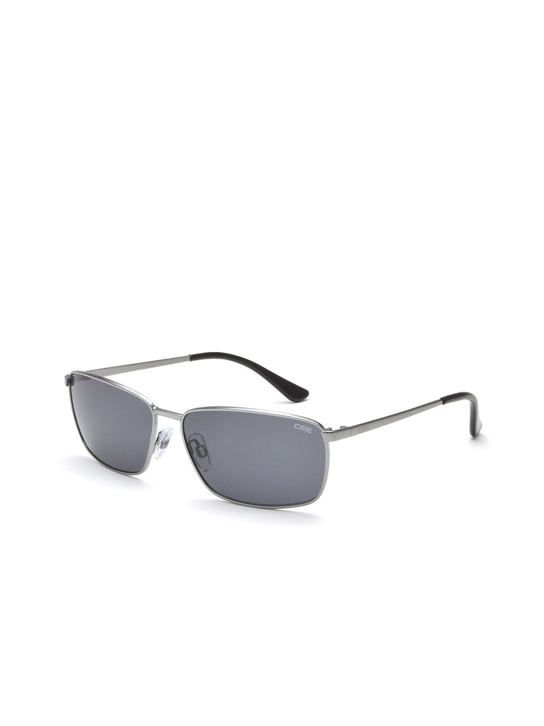 IDEE Men Lens & Gunmetal-Toned Rectangle Sunglasses with UV Protected Lens