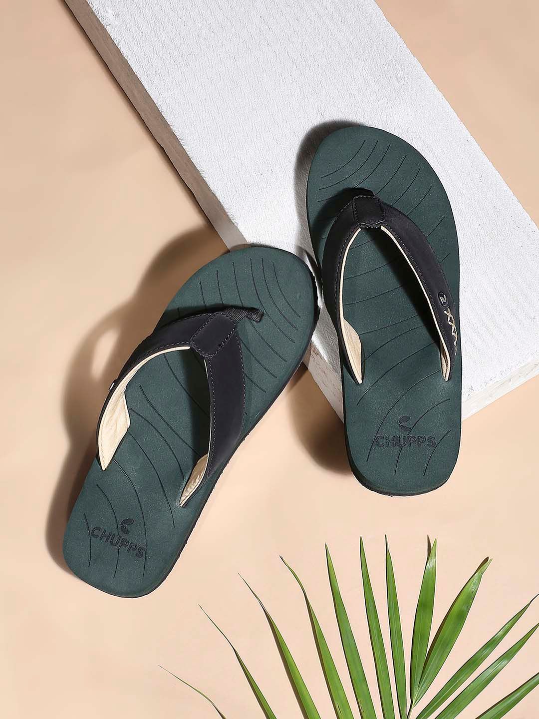 CHUPPS Men Comfort Everyday Wear Flip Flops