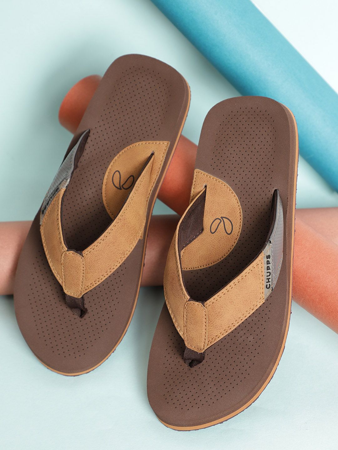 CHUPPS Men Comfort Everyday Wear Flip Flops