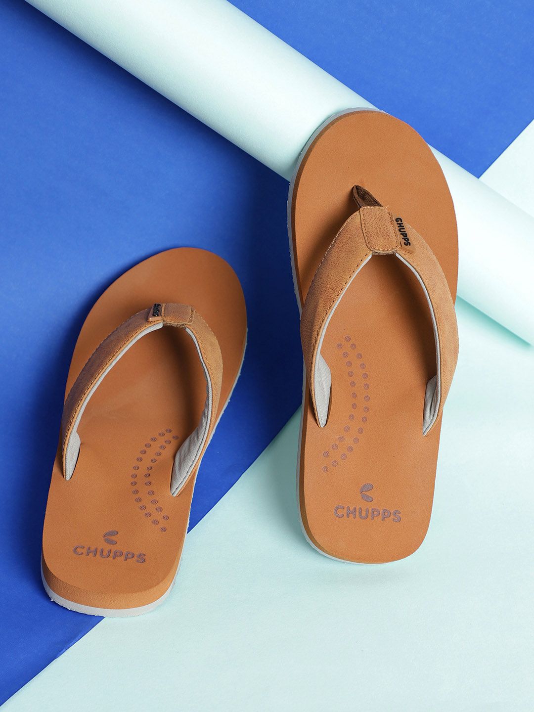 CHUPPS Men Wyld Solid URO Foam Comfort Thong Flip-Flops