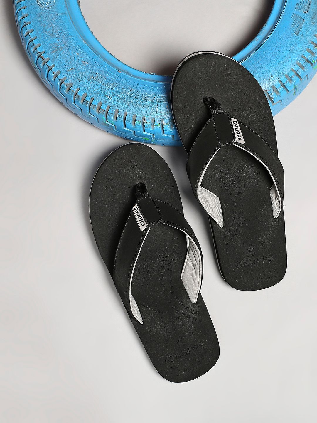 CHUPPS Men Wyld Solid URO Foam Comfort Thong Flip-Flops