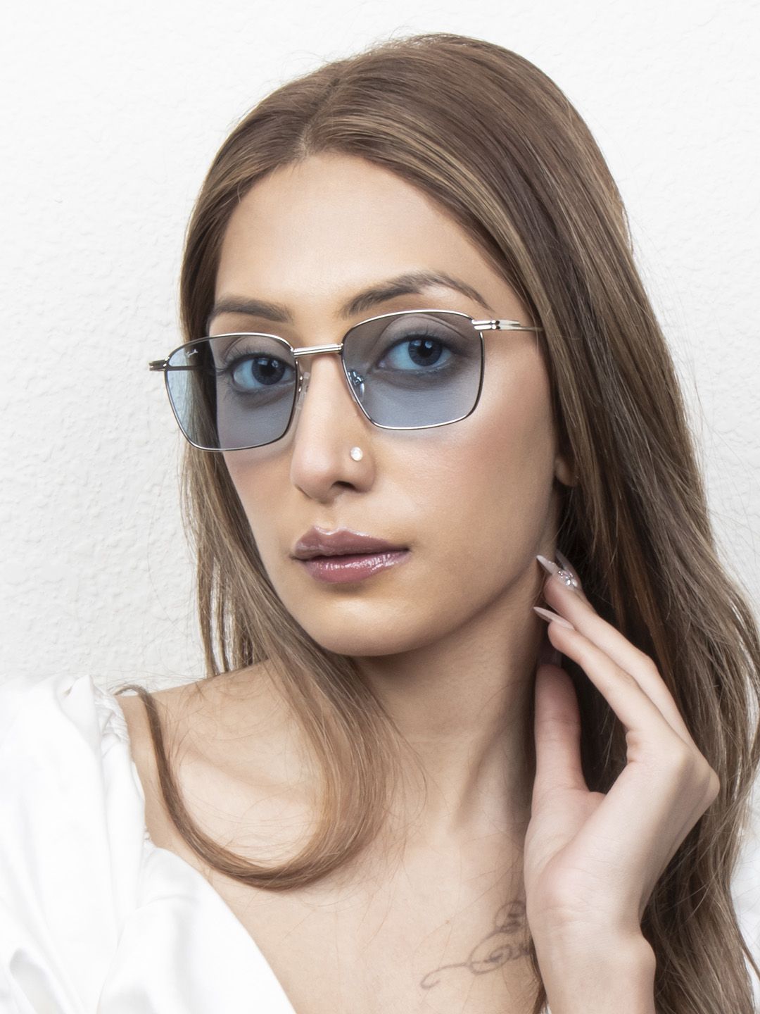 Ted Smith Lens & Wayfarer Sunglasses with UV Protected Lens VOLTE_C4