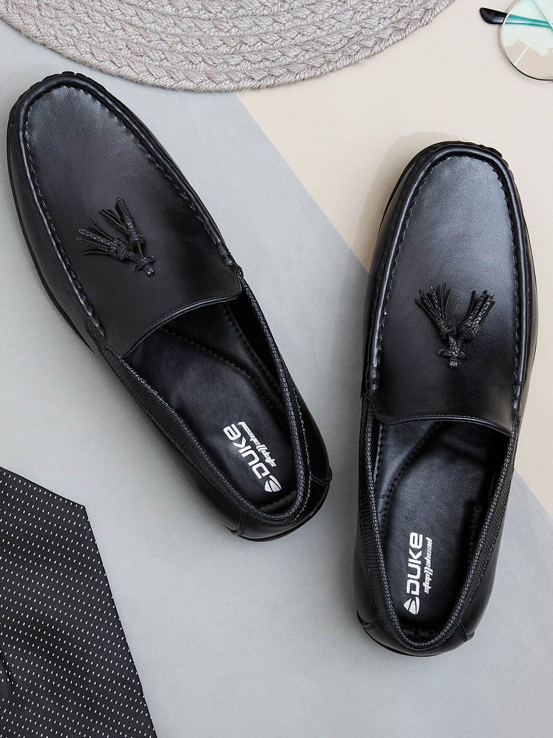 Duke Men Padded Insole Tassel Loafers