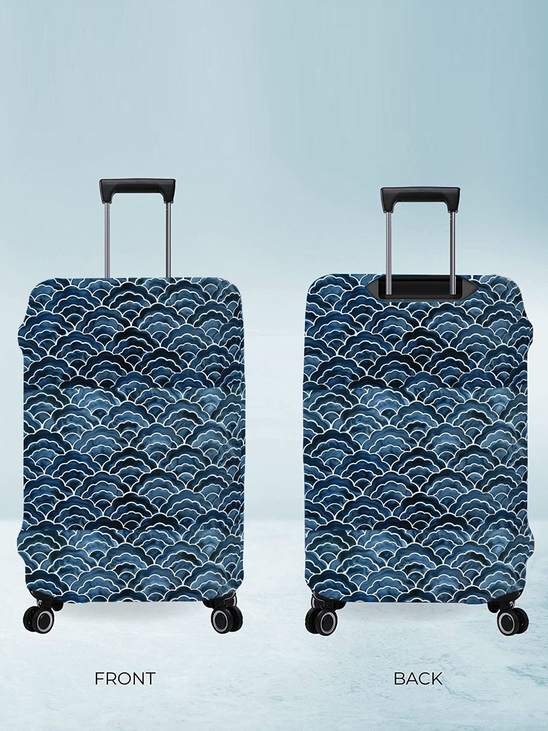 Nasher Miles Printed Luggage Cover